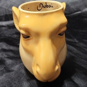 New AJ UAE Dubai Camel Head Coffee Mug~Gloss Finish Tea Cup~10 Oz